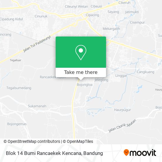 Blok 14 Bumi Rancaekek Kencana map