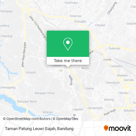 Taman Patung Leuwi Gajah map