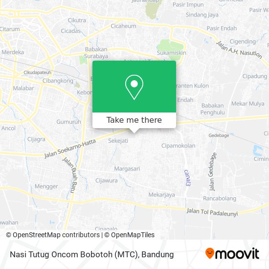 Nasi Tutug Oncom Bobotoh (MTC) map
