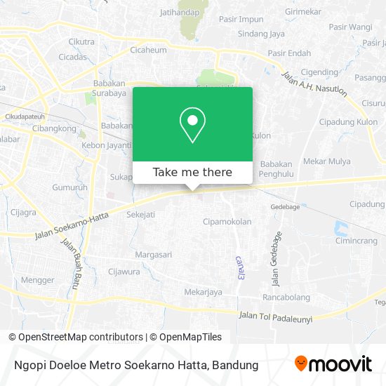 Ngopi Doeloe Metro Soekarno Hatta map