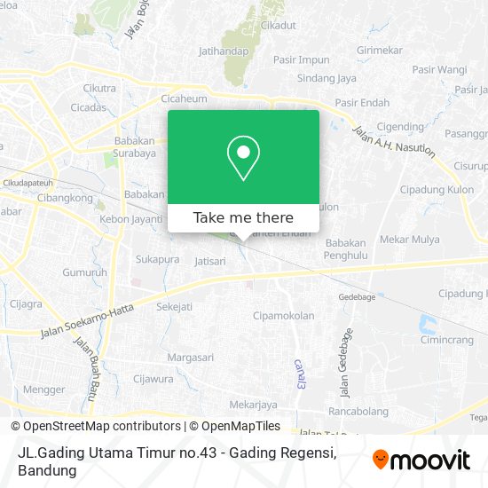 JL.Gading Utama Timur no.43 - Gading Regensi map