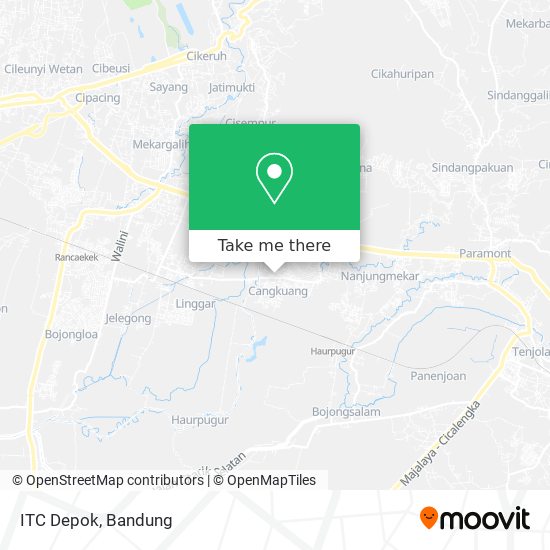 ITC Depok map