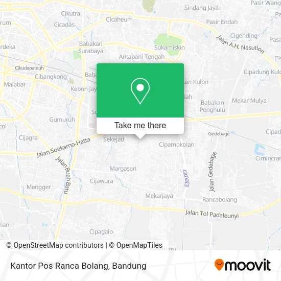 Kantor Pos Ranca Bolang map