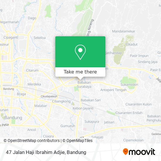 47 Jalan Haji Ibrahim Adjie map