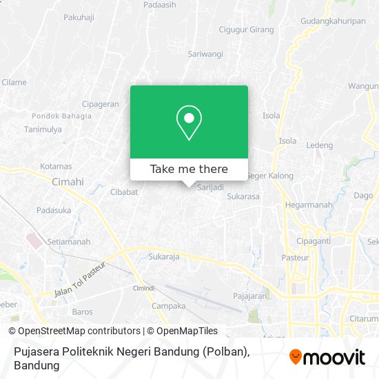 Pujasera Politeknik Negeri Bandung (Polban) map