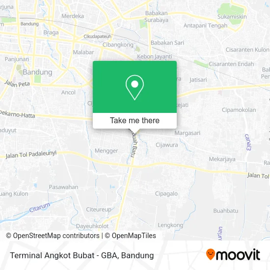 Terminal Angkot Bubat - GBA map