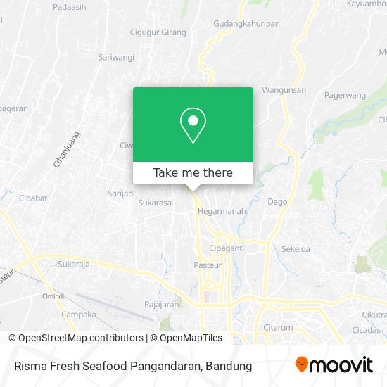 Risma Fresh Seafood Pangandaran map