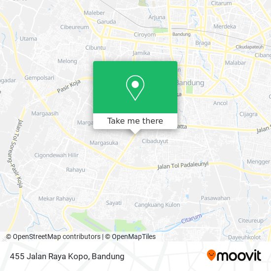 455 Jalan Raya Kopo map