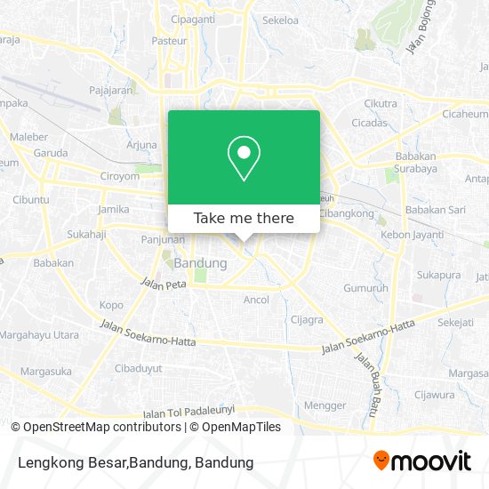 Lengkong Besar,Bandung map