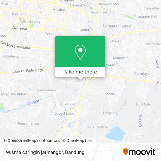 Wisma caringin jatinangor map