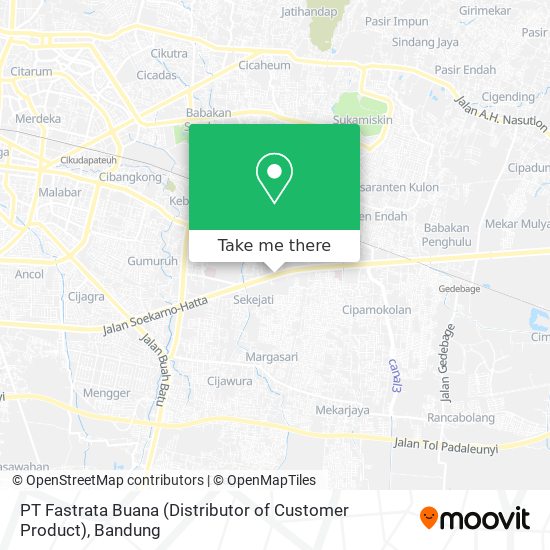 PT Fastrata Buana (Distributor of Customer Product) map