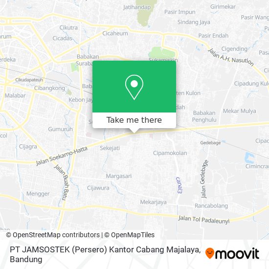 PT JAMSOSTEK (Persero) Kantor Cabang Majalaya map