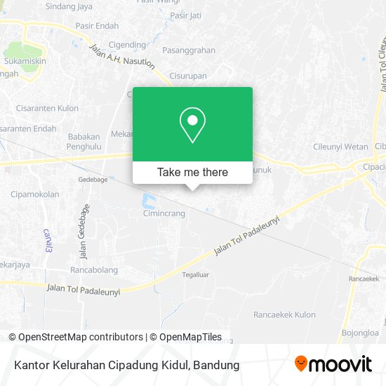 Kantor Kelurahan Cipadung Kidul map