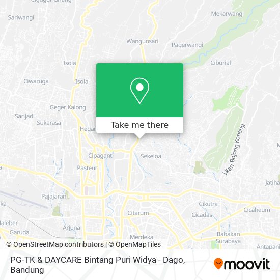 PG-TK & DAYCARE Bintang Puri Widya - Dago map