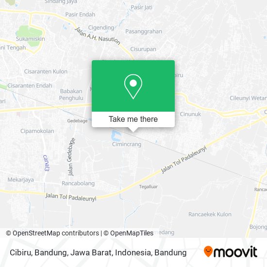 Cibiru, Bandung, Jawa Barat, Indonesia map