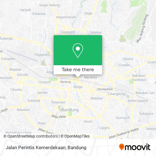 Jalan Perintis Kemerdekaan map