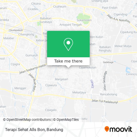 Terapi Sehat Alls Bon map