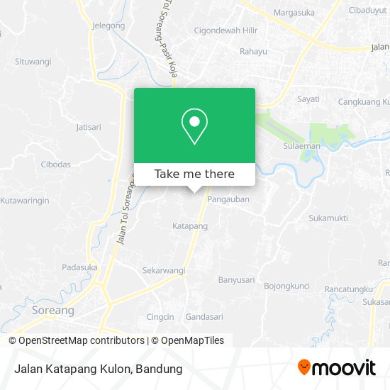 Jalan Katapang Kulon map