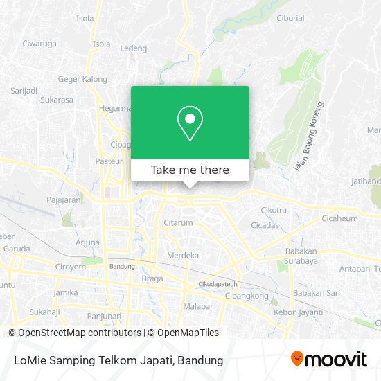 LoMie Samping Telkom Japati map