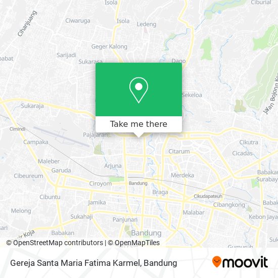 Gereja Santa Maria Fatima Karmel map