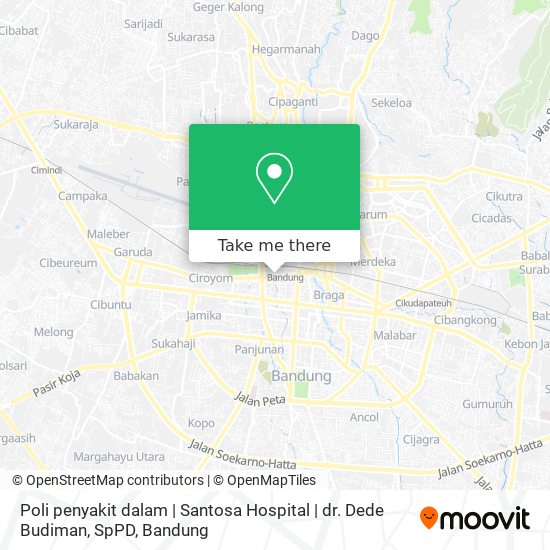 Poli penyakit dalam | Santosa Hospital | dr. Dede Budiman, SpPD map