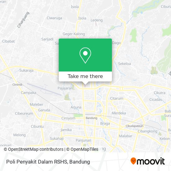 Poli Penyakit Dalam RSHS map