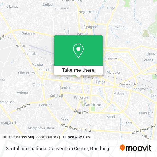 Sentul International Convention Centre map