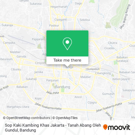 Sop Kaki Kambing Khas Jakarta - Tanah Abang Oleh Gundul map