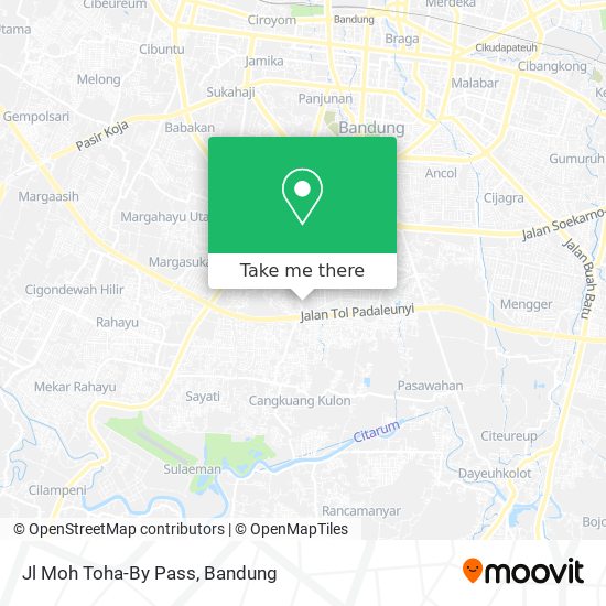 Jl Moh Toha-By Pass map