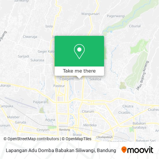 Lapangan Adu Domba Babakan Siliwangi map