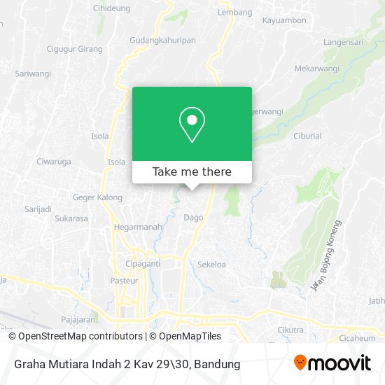 Graha Mutiara Indah 2 Kav 29\30 map