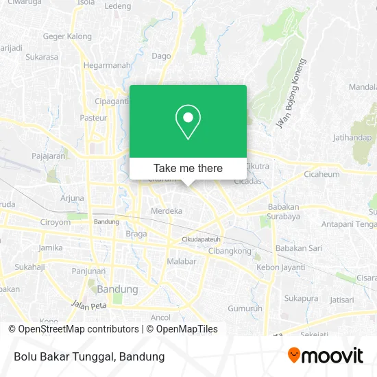 Bolu Bakar Tunggal map