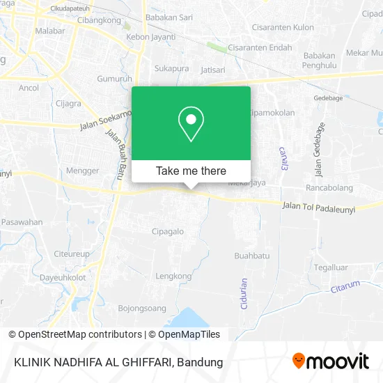 KLINIK NADHIFA AL GHIFFARI map