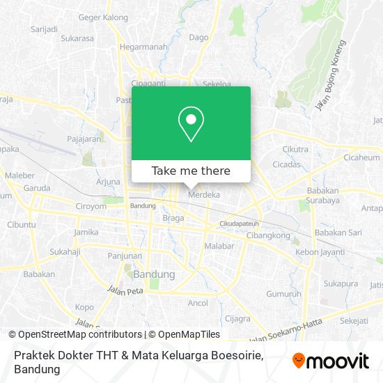 Praktek Dokter THT & Mata Keluarga Boesoirie map