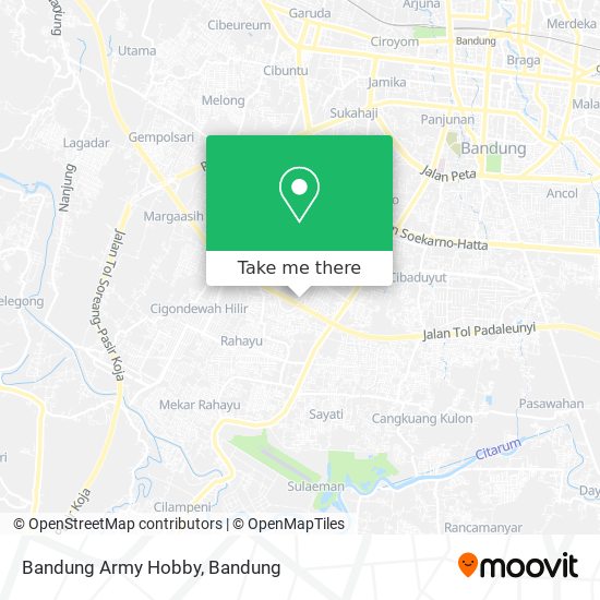 Bandung Army Hobby map