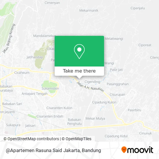 @Apartemen Rasuna Said Jakarta map