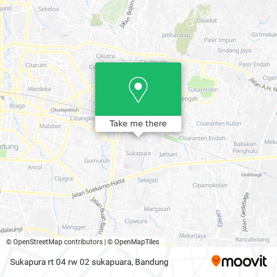 Sukapura rt 04 rw 02 sukapuara map