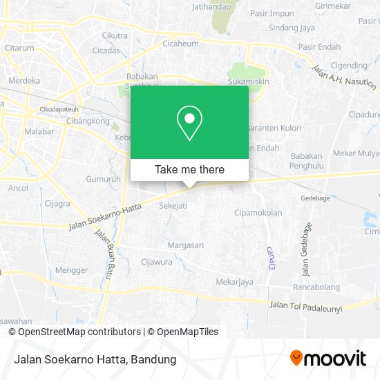 Jalan Soekarno Hatta map