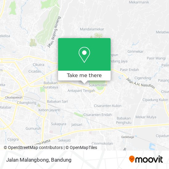 Jalan Malangbong map