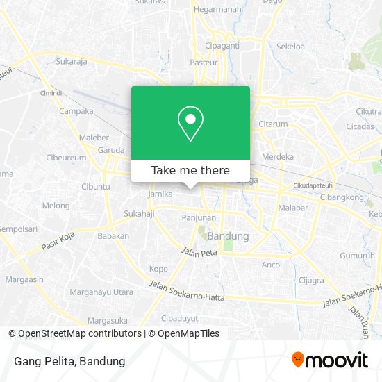 Gang Pelita map