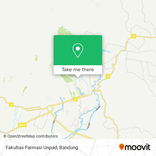 Fakultas Farmasi Unpad map