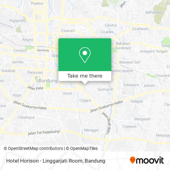 Hotel Horison - Linggarjati Room map