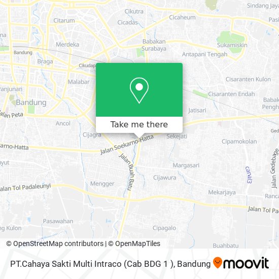 PT.Cahaya Sakti Multi Intraco (Cab BDG 1 ) map