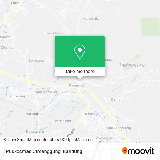 Puskesmas Cimanggung map