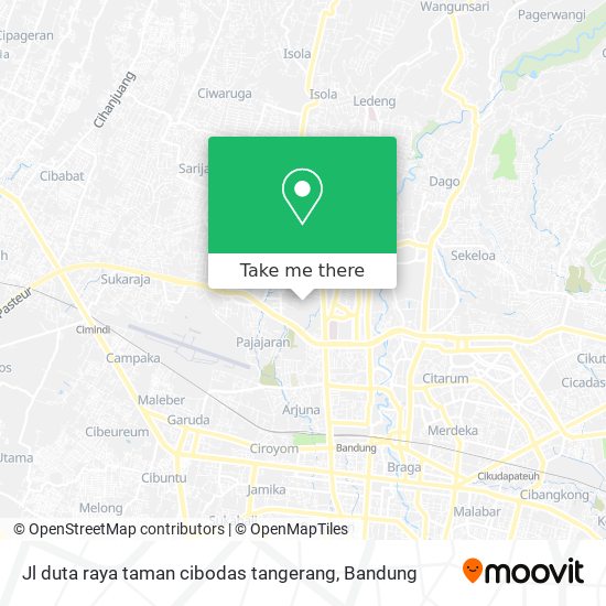 Jl duta raya taman cibodas tangerang map