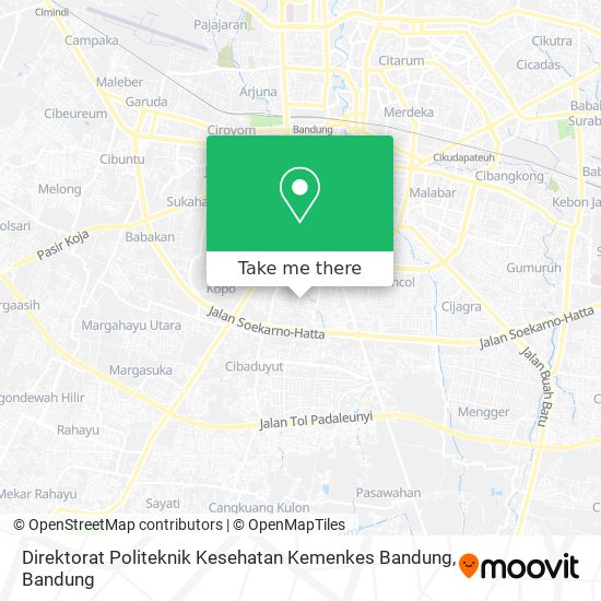 Direktorat Politeknik Kesehatan Kemenkes Bandung map