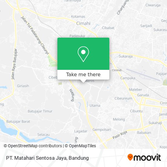 PT. Matahari Sentosa Jaya map