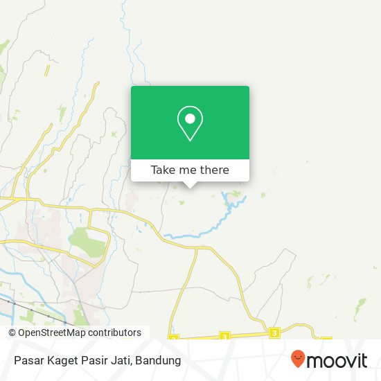 Pasar Kaget Pasir Jati map