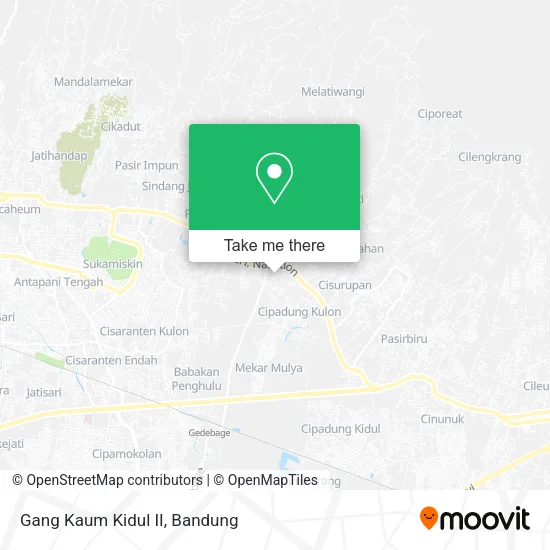 Gang Kaum Kidul II map