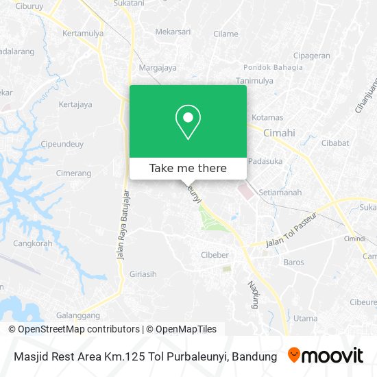 Masjid Rest Area Km.125 Tol Purbaleunyi map